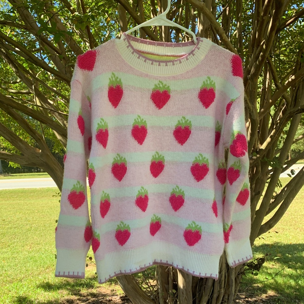 Strawberry Knit Sweater